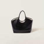 IVY Leather Handbag Black - Image 4
