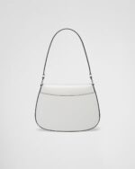 Prada Cleo Small Gloss Leather Flip Shoulder Bag - Image 3
