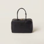 Leather Beau Handbag Black color