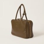 Leather Beau Handbag Tundra Color - Image 2