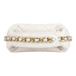 CHANEL 23C POUCH EVENING BAG WHITE - Image 5