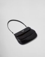 Prada Cleo Small Gloss Leather Flip Shoulder Bag - Image 2