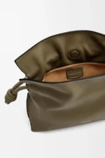 Mini Flamenco clutch in nappa calfskin - Image 4