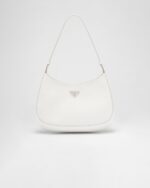 Prada Cleo Glossy Leather Shoulder Bag