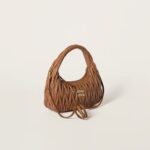 Wander Matelassé Medium Hobo Underarm Bag Cognac - Image 2