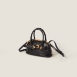 Mini Handbag in Aventure Nappa Leather Black - Image 4