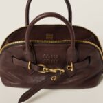 Aventure Nappa Leather Handbag Shrubby Oak Color - Image 4