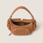 Pocket Nappa Leather Pouch caramel color - Image 3