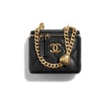 CHANEL 23P LIPSTICK BOX WITH CHAIN BLACK - Image 6