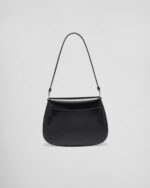 Prada Cleo Small Gloss Leather Flip Shoulder Bag - Image 3