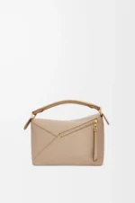 Small Puzzle bag in soft grained calfskin - Image 3