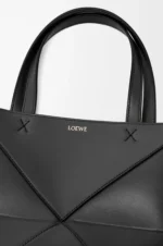 Mini Puzzle Fold tote in shiny calfskin - Image 8