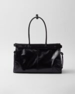 Prada Bonnie Large Leather Handbag - Image 7
