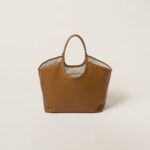IVY Leather Handbag Cognac color - Image 5