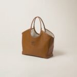 IVY Leather Handbag Cognac color - Image 2