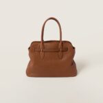 Aventure Nappa Leather Handbag Oak color - Image 2