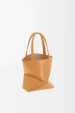 Mini Puzzle Fold tote in shiny calfskin - Image 7
