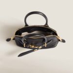 Mini Handbag in Aventure Nappa Leather Black - Image 3