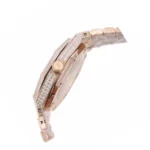 Audemars Piguet Royal Oak Iced Out Rose Gold Replica - Image 4