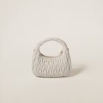Wander Matelassé Soft Lamb Nappa Small Crescent Moon Bag - Image 4