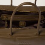 Leather Beau Handbag Tundra Color - Image 5