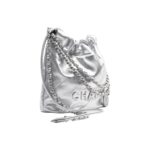 CHANEL 22 MINI HANDBAG Silver - Image 2