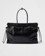 Prada Bonnie Oversized Leather Handbag - Image 2