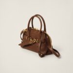 Aventure Nappa Leather Handbag Oak color - Image 4