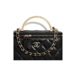CHANEL 24S BOX WITH ACRYLIC TOP HANDLE - Image 2