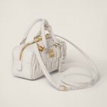 Arcadie Matelassé Small Soft Lamb Leather Handbag - Image 2