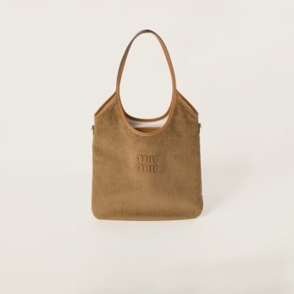 Ivy corduroy texture shopping bag