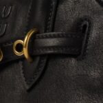 Aventure Nappa Leather Handbag Black - Image 3