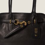 Aventure Nappa Leather Handbag Black - Image 2
