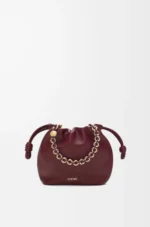 Mini Flamenco purse in mellow nappa lambskin