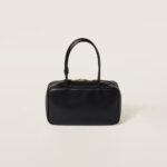 Beau Leather Handbag black color - Image 4