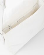 Small-filled Re-Nylon shoulder bag white - Image 4