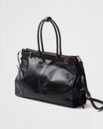 Prada Bonnie Oversized Leather Handbag - Image 4