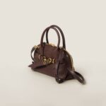 Aventure Nappa Leather Handbag Shrubby Oak Color - Image 2