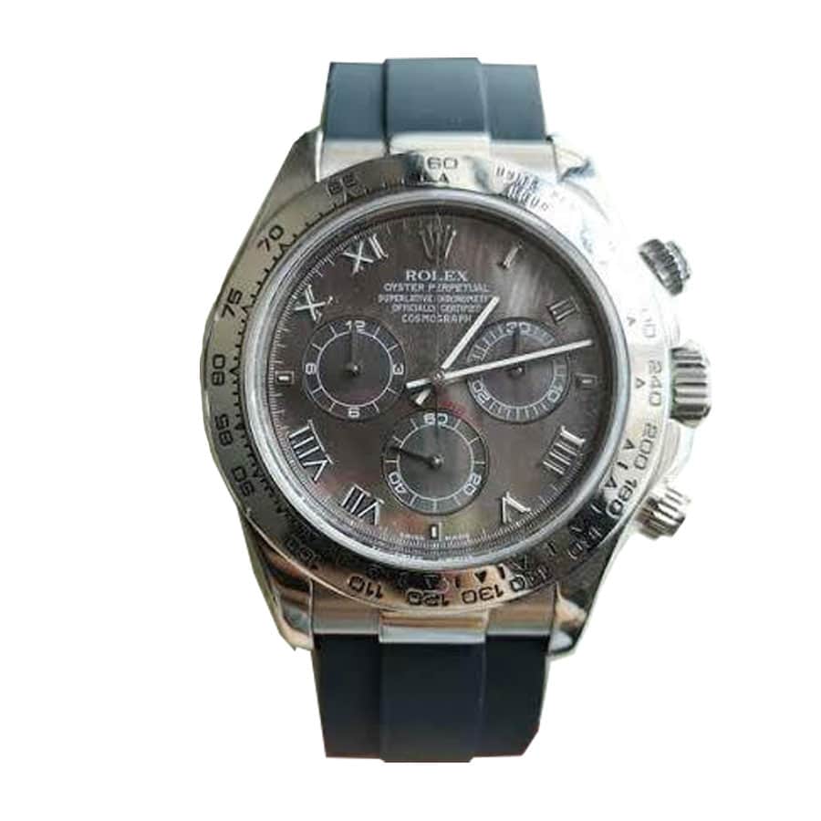 rolex-cosmograph-daytona-black-roman-dial-116519ln-replica.jpg Rolex Daytona OysterFlex Replica - Image 1