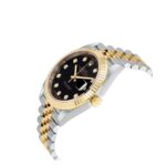 Rolex Datejust 12633BKDJ Steel Gold Automatic Black And Diamond Dial Jubilee Replica - Image 3