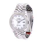 Rolex Datejust 36 126284RBR-0018 White Roman Dial Jubilee Replica - Image 2