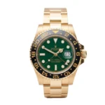 Rolex GMT-Master II 11678LN Yellow Gold Green Dial oyster Replica